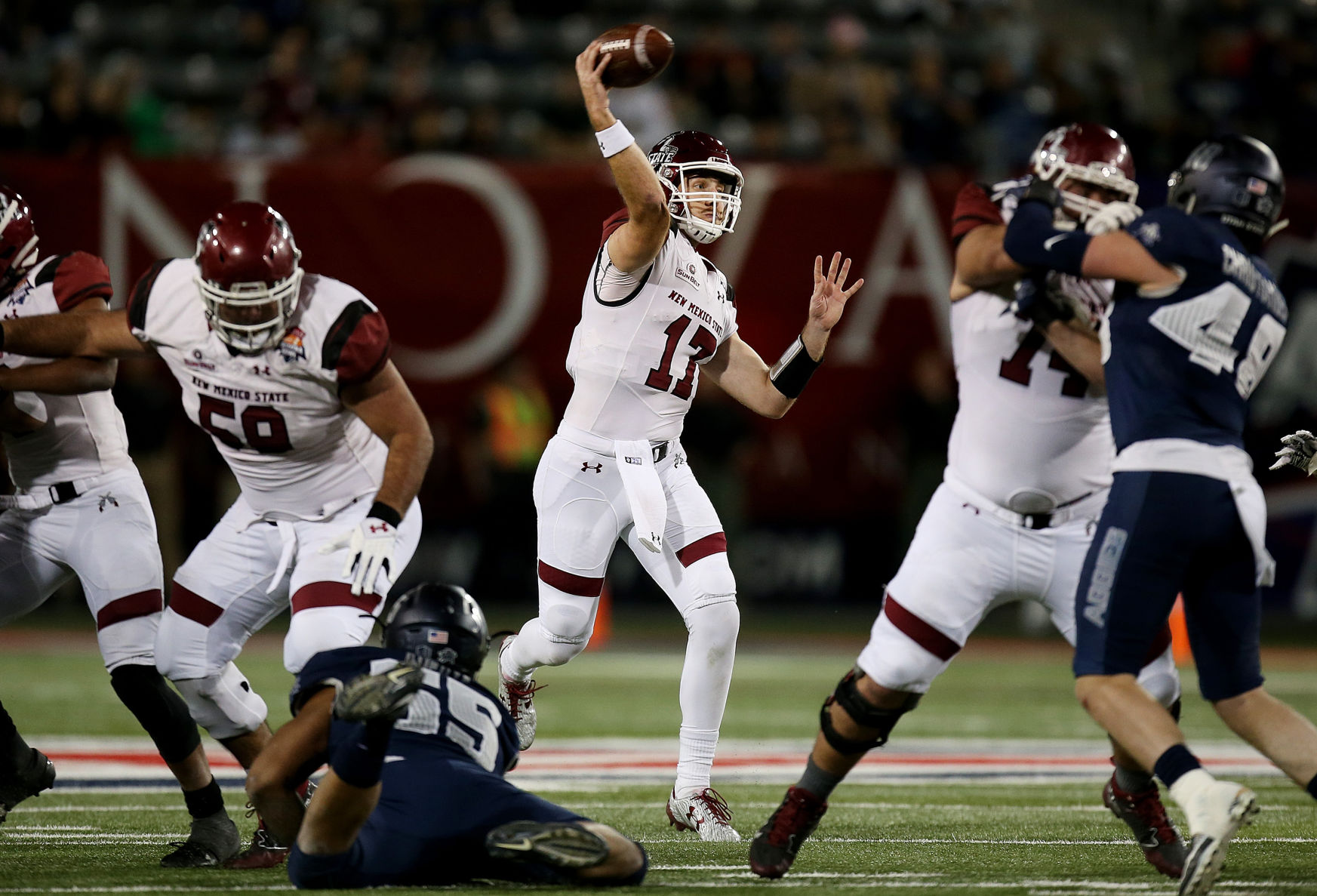 New Mexico State 26, Utah State 20